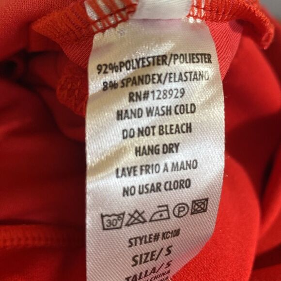 New Mix Red Stretch Dress Pants | Size Small - Picture 6 of 7